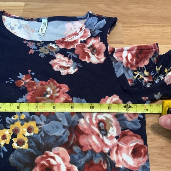 Mother Bee Maternity Cold Shoulder Body-Con Floral Dress  Women’s S - Picture 8 of 10